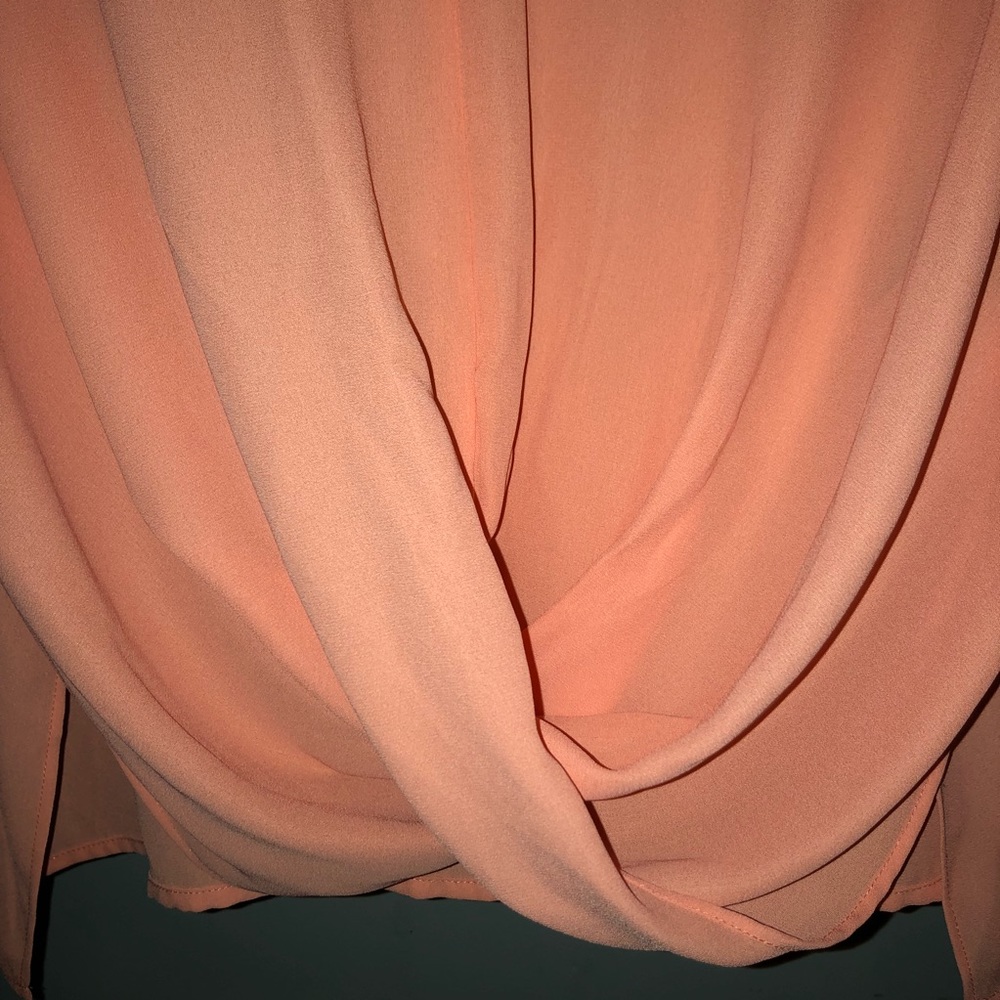 NWT Mossimo Coral Blouse - Picture 2 of 6